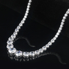 Fashion Jewelry Tennis Choker Necklace 925 Silver Cubic Zirconia Tennis Chain Necklace 