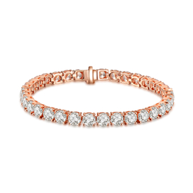 925 Sterling Silver CZ Tennis Bangle